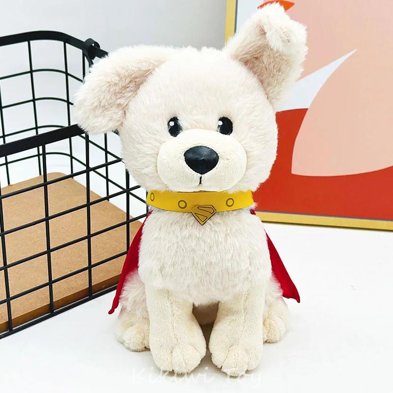 

26cm New The Superdog Plush Toy Cute Krypto Anime Cotton Dolls Superman Movie Peripherals Plushie Toys Collection Ornament Gifts белый