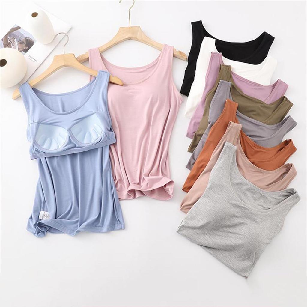 Dámská polstrovaná košilka na hrudi se širokými ramínky, všestranné svrchní oblečení, spodní prádlo odhalující klíční kosti, na léto bez rukávů