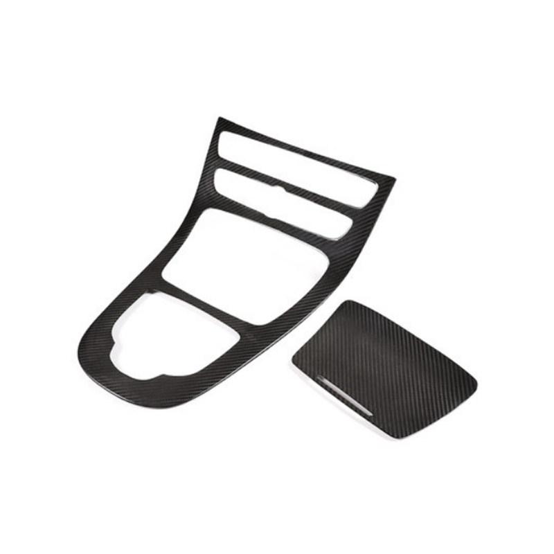 For Mercedes Benz E Class W213 2016 2017 2018 ABS Carbon Fiber Car-styling Interior Center Control Gear Shift Panel Cover Trim