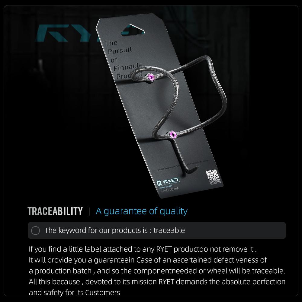 RYET Handcrafted Raw Carbon Bottle Cage 5.8g Ultra Light High-Modulus HM Carbon Fiber with Titanium Bolt for Road Mountain Bike 6