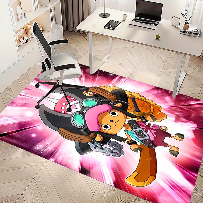 One Piece Tony Tony Chopper Printed Absorbent Washable Carpet, Non-Slip Bathroom Mats, Kitchen Rugs, Yoga Mat,Living Room Entrance, Camping Picnic Rug