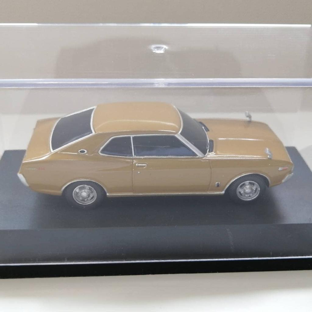 Aoshima Skynet SKYNET 143 Laurel HT 2000 SGX 1973 Brown Mini Car