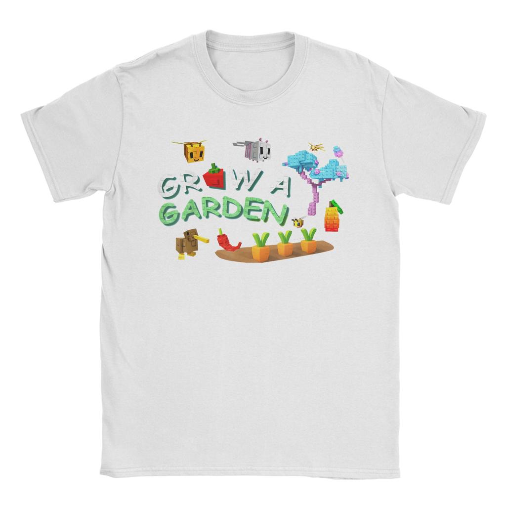 Grow A Garden T Shirt Men 100% Cotton Unique T-Shirt Round Neck  Tees Short Sleeve Clothes Gift Idea