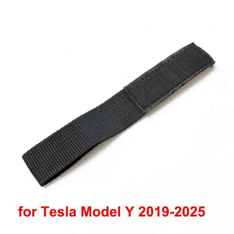 For Tesla Model Y Juniper 2025 Rear Trunk Rope DrawString Open Tail Box Cover Handle Pull Strap Accessories Model Y 2021 2024