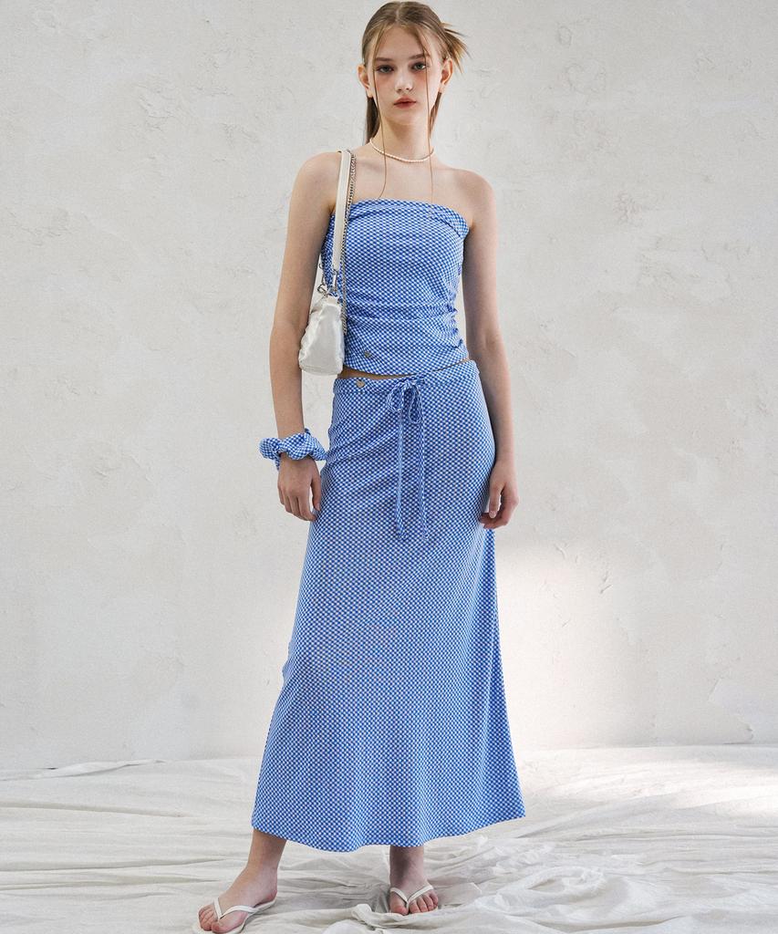 Urban Dress Strawberry Summer Skirt Blue