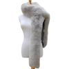 Women Long Scarf Solid Color Thickened Scarf Imitation Fox Fur Versatile Soft Scarf Winter Outdoor Wear