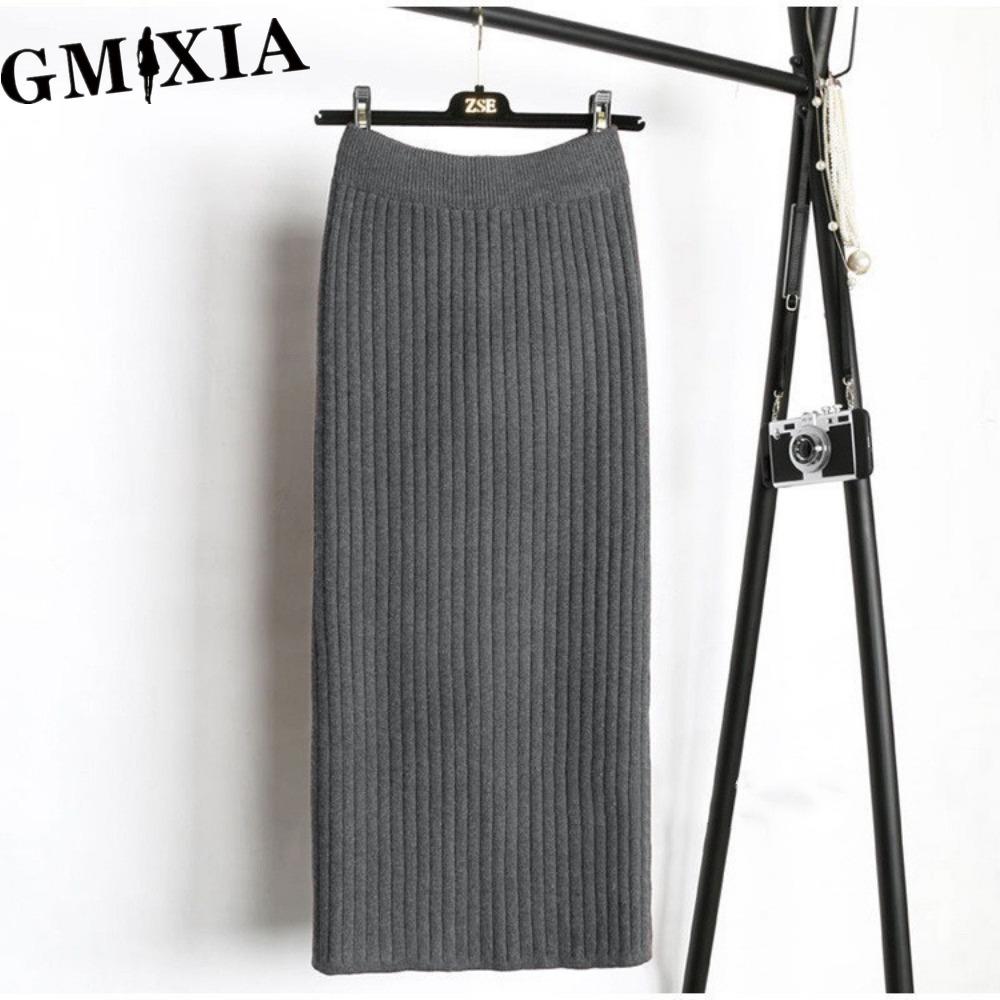 

GMXIA Жіноча Модна Повсякденна Літня Весняна Спідниця для Відпочинку 75cm сірий