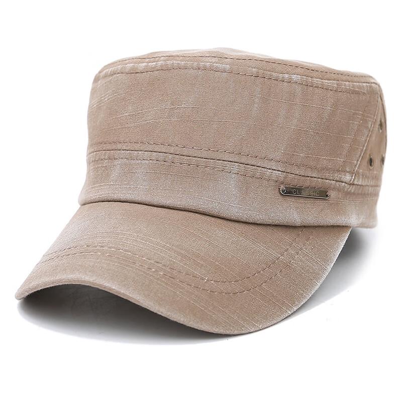 ZHENYUEQI Men s Vintage Flat-Top Outdoor Cap Adjustable