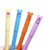 Smooth Writing Animal Design Erasable Pen 0.5mm Black/Blue Ink Quick Drying Neutral Pen Writing Tool Ballpoint Pen Students Gift