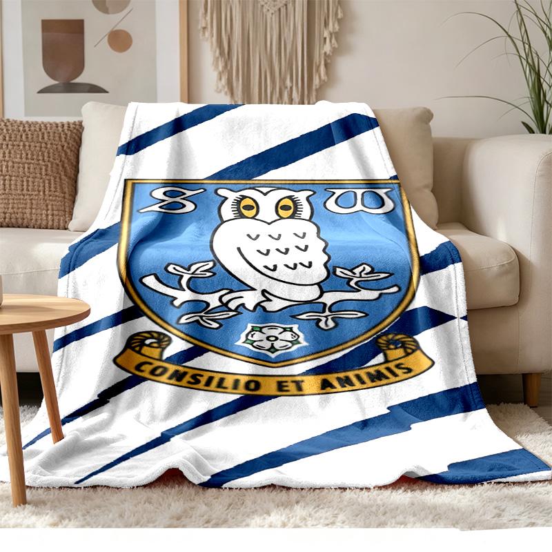 Sheffield Wednesday Football Club Soft and comfortable flannel Suitable for sofas living rooms outdoor camping travel and also makes a great anniversa