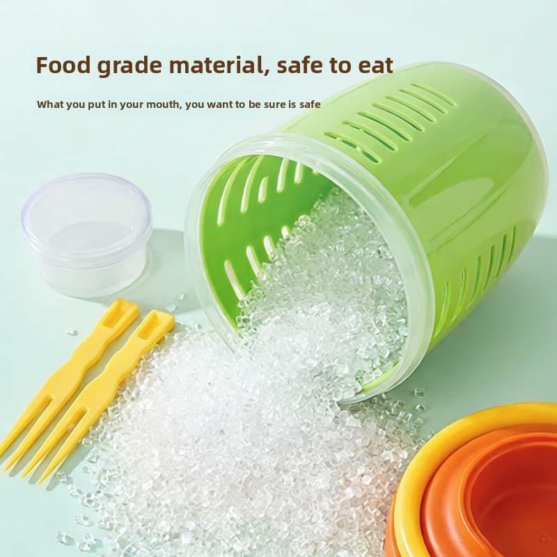 Outdoor Portable Salad Cup, Picnic Fruit Cup, Tableware Set, Student and Office Worker Breakfast Cup