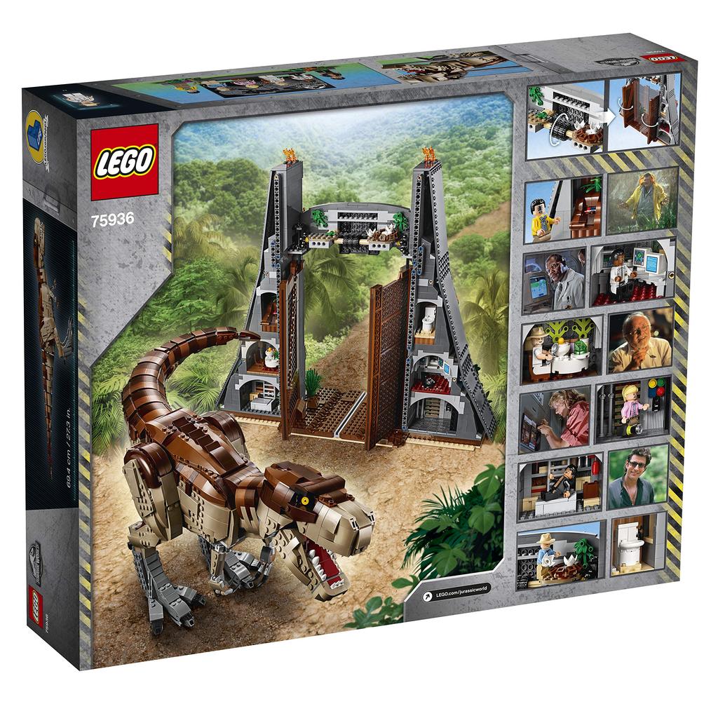 LEGO Jurassic World Jurassic Park: T-Rex Rampage 75936
