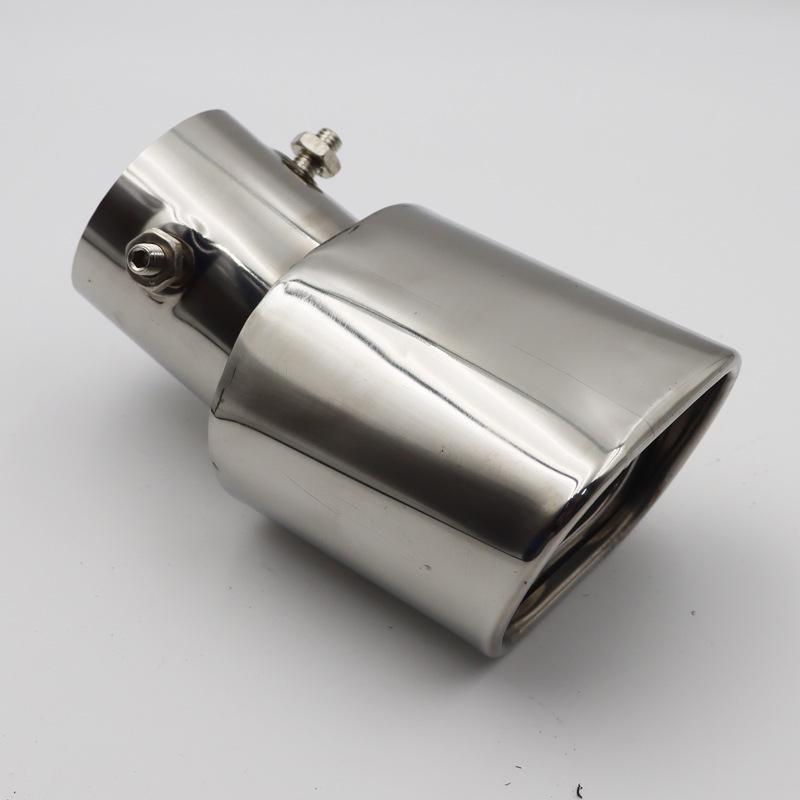 Stainless Steel Exhaust Tailpipe: Compatible with 4.8-5.4CM Original or Modified Cars