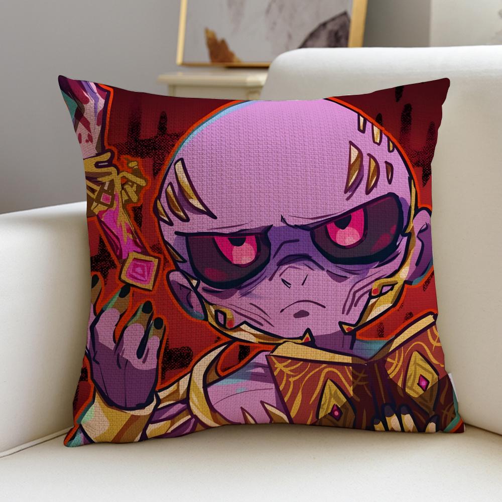 

Horror DDeads By DaylightS Cushion Cover Breathable and skinfriendly linen pillowcase square removable and washable cushion 30X30cm