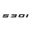 ABV1 Old Style Letter Emblem Sticker for BMW 5 Series E60 E61 F10 F11 G30 - 520i 523i 525i 528i 530i 535i 540i Trunk Decal