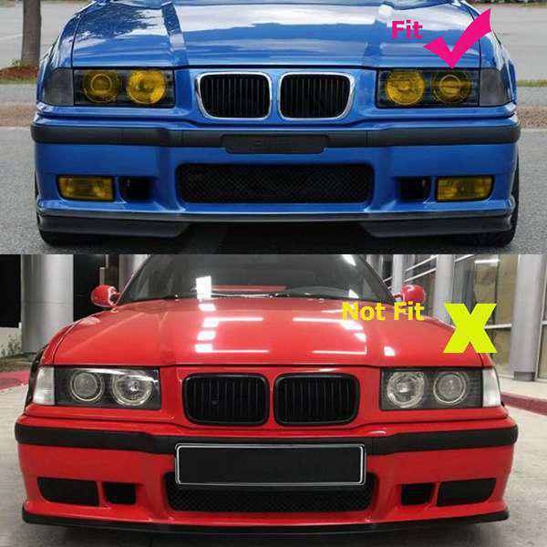 Pair of Grilles 51138195152/51138195151 for 1997-1999 BMW E36 3 Series