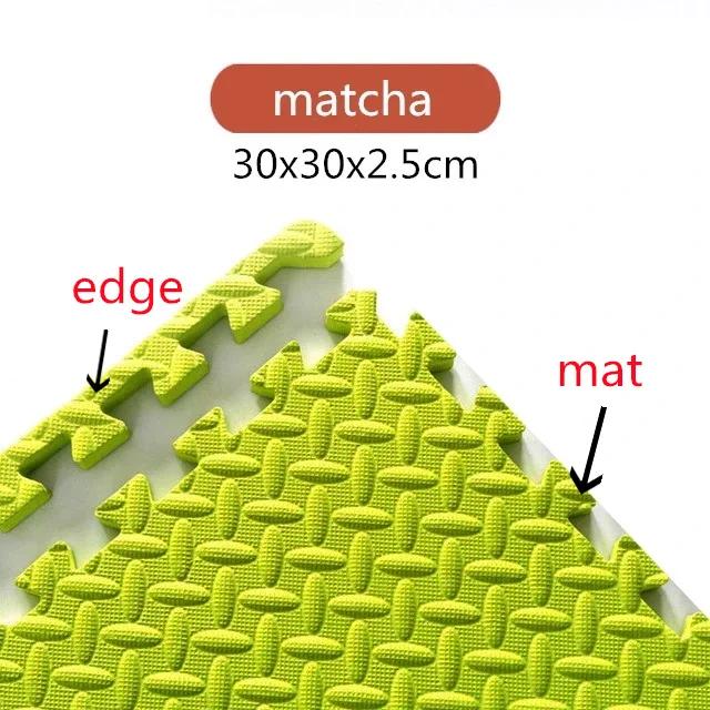 2.5CM Thick 30×30 Solid Color Baby Children's Room Game Mat Carpet Playing Activity Gym Mat Puzzle Environmental Protection Mats