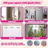 11 Positive Affirmation Mirror Stickers | Reble Static Decals with Motivational Quotes | Teen Girl Gift for Pirational Bathroom Mirror & Window Decor
