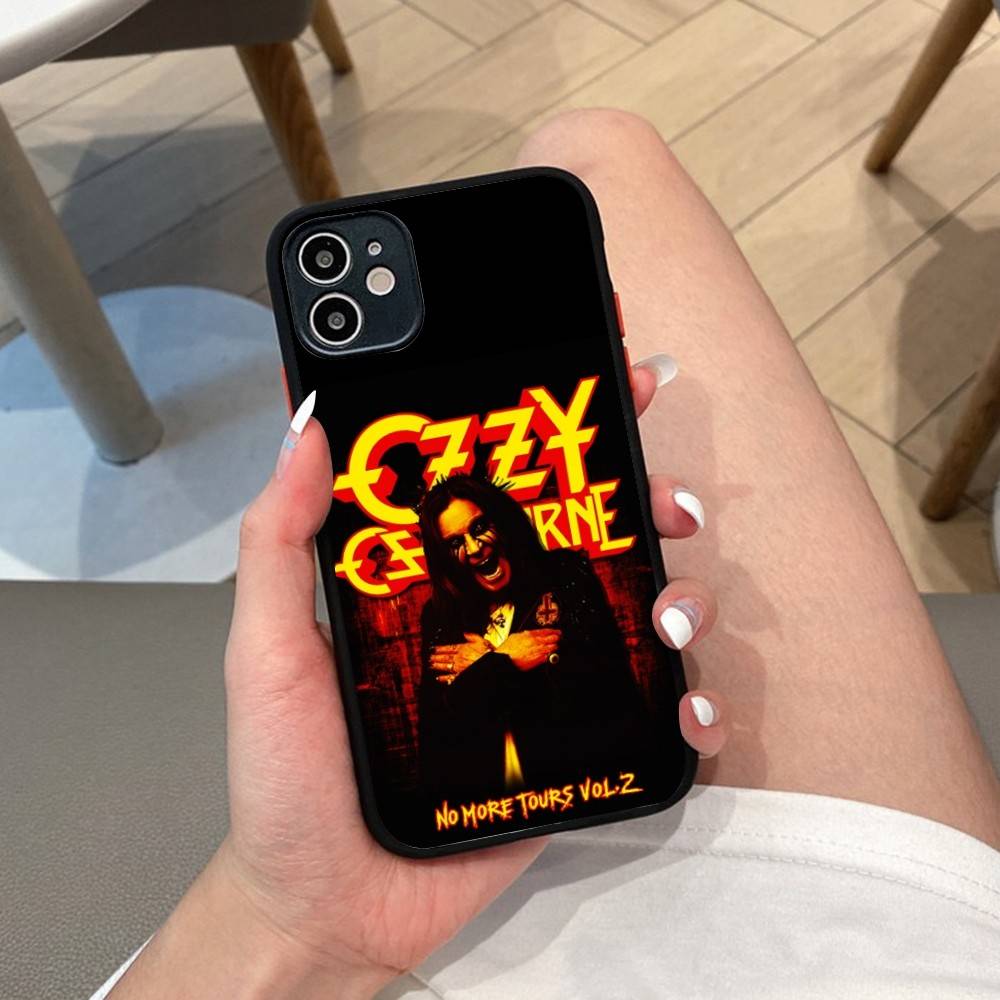 Singer O-Ozzy Osbourne Phone Case For IPhone 14 11 12 13 Mini Pro Max 8 7 Plus X XR XS MAX Translucent Matte Cover