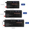 DC12/24V 3000/4000/6000W USB Car Inverter Converte LED Display Modified Sinewave Power Inverter Socket Adapter Charger