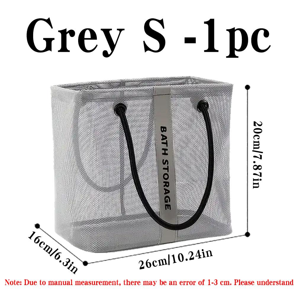 Mesh Shower Bag, Travel Beach Bathtub Organizer, Men's And Women's Fitness And Yoga Toiletry Bags, Holiday Laundry Basket, Bath