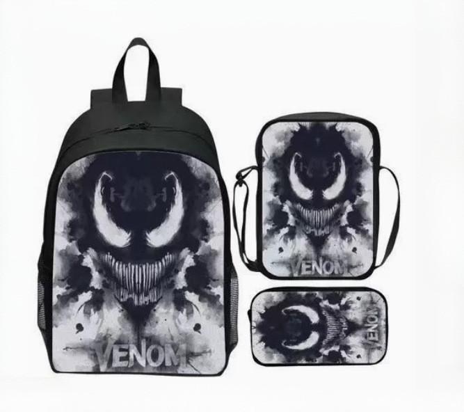 Child Printed Backpack Schoolbag Shoulder Bag Pencil Bag