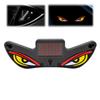 Solar Car Window Devil Eyes Driving Warning Strobe Lights LED Ambient Lights Windshield LED Demon Eyes Car Lights Accessories