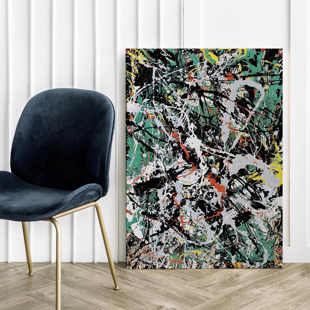 Canvas Painting Jackson Pollock Abstraction