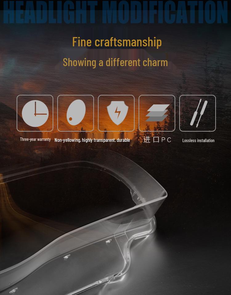 Kompatible Scheinwerferabdeckung für BMW 1er E87 (08-11) – Importiertes PC-Linsenmaterial