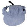 Dog Sun Hat Fashion Casual UV Protection Breathable Ear Holes Adjustable Pet Hat for Outdoor Travel Camping Blue XL