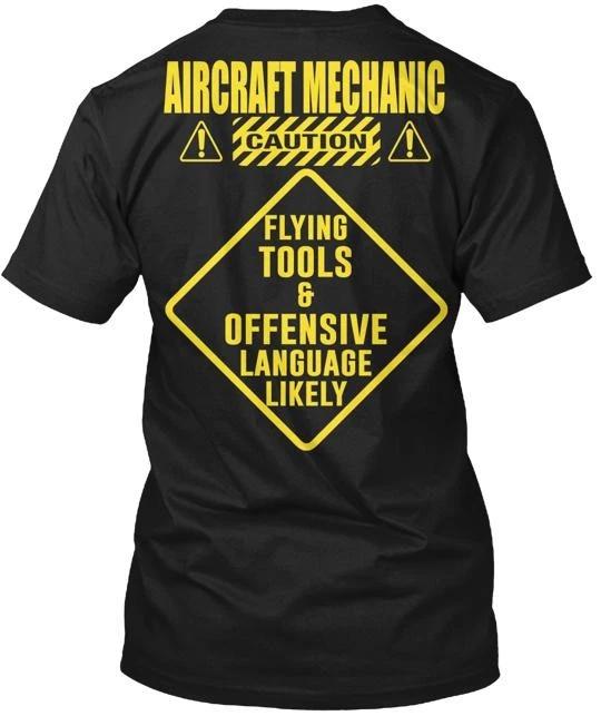 Aircraft Mechanic Safety Tee TTshirt Made in the USA Size S to 5XL