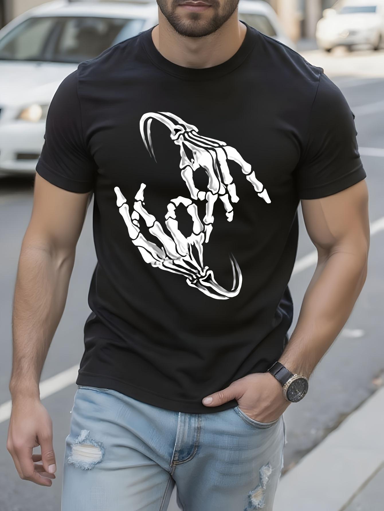 Heavy Metal Graphic Tee - Korn Band Skeleton Bone Logo Sh... XXL