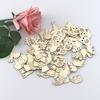 200x Animal Flower Leaf Pattern Multi-function DIY Pendant Handmade Practical Home Decoration Scrapbooking Craft Wooden Ornament