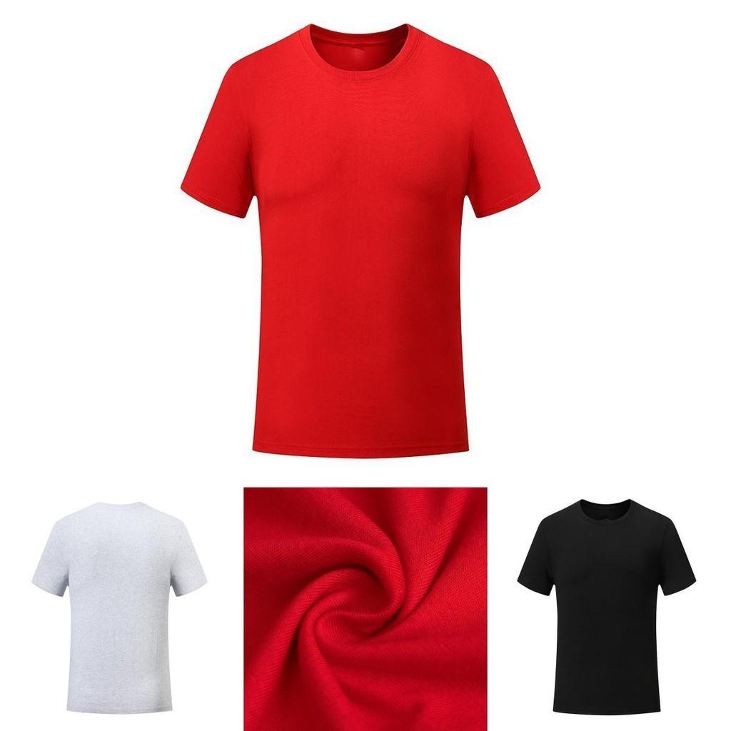 Premium Cotton Men Women Plain T Shirts With Soft Short Sleeves Crew Neck