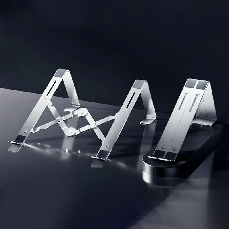 Metal Foldable Laptop Stand Portable Notebook Bracket Support Tablet Stand Heat Dissipation Heightening Rack Laptop Holder