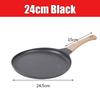 20/24/28cm Nonstick Crepe Egg Pan Pizza Frying Pan Tortillas Griddle Pan Granite Coating Flat Pancake Pan Induction Compatible