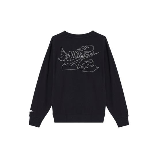 Nike Club Terry Crew Neck Sweatshirt Men's Black/White FZ0765-010
