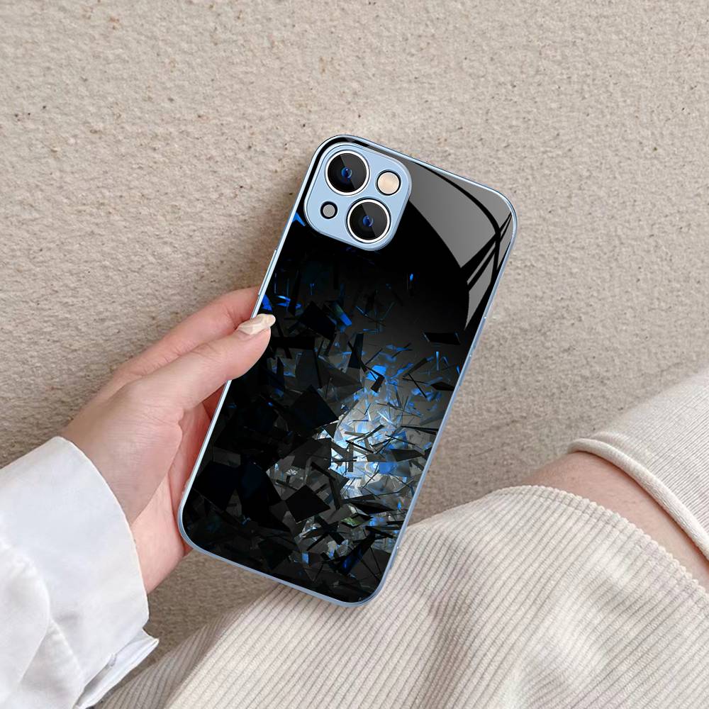 Forged Carbon Fundas Tempered Glass For Iphone 14 13 12 11 Pro Mini XS MAX 14Plus X XS XR Fundas