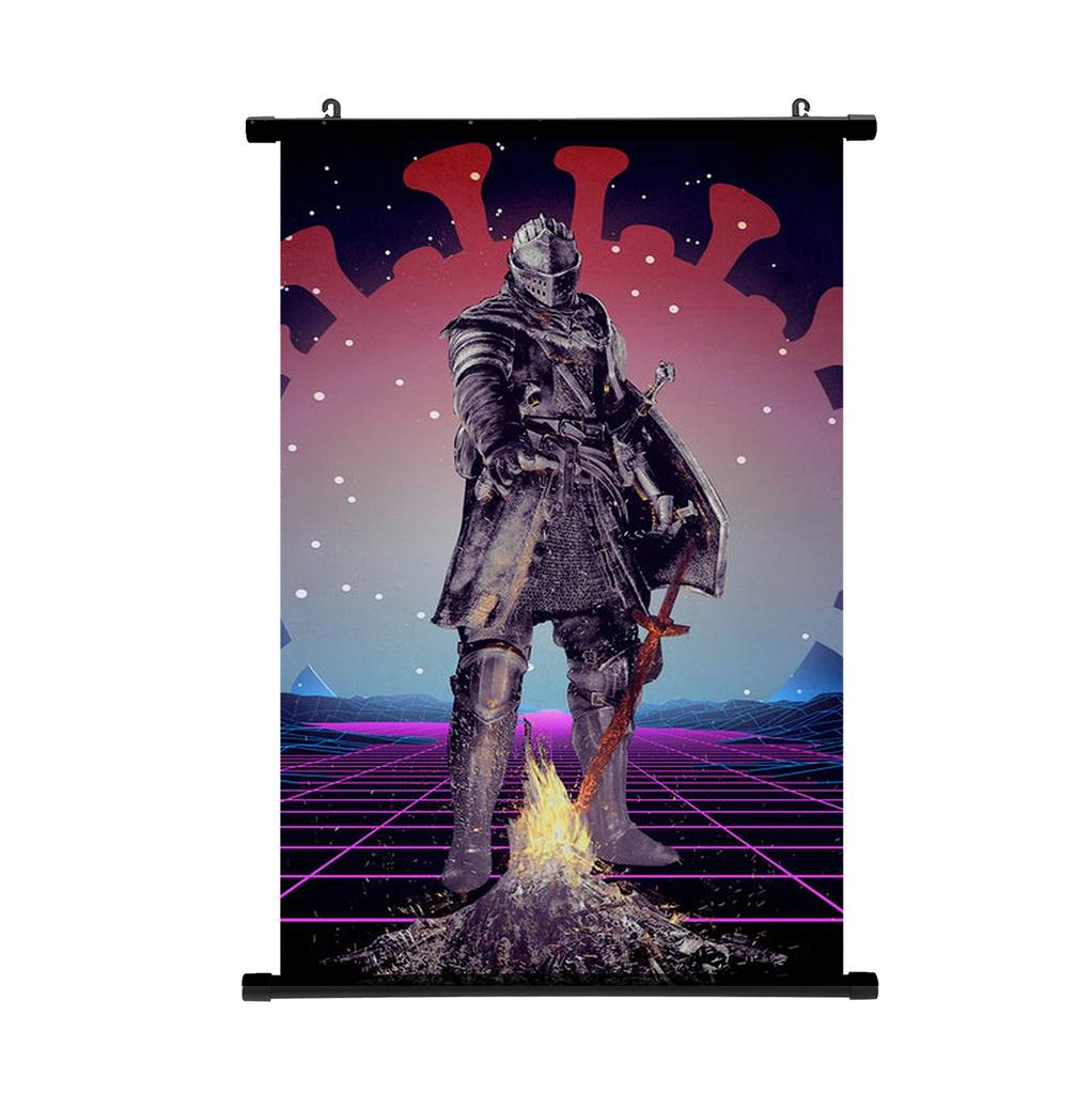 Spel Dark Souls Poster Artorias Prisa solen Hängande målning Heminredning Cosplay Väggrullsposter
