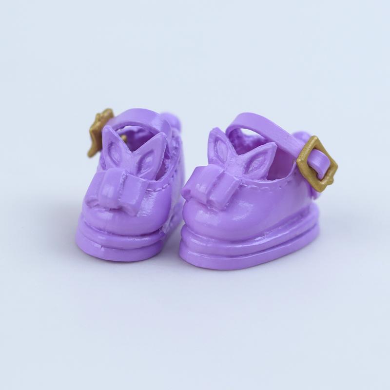 2Pcs 1:12 OB11 Cute Princess Pearl Mary Shoes Doll Classic Shoes Suit For Ob11 1/12 Bjd Detachable Doll Gsc DOD Doll Accessories