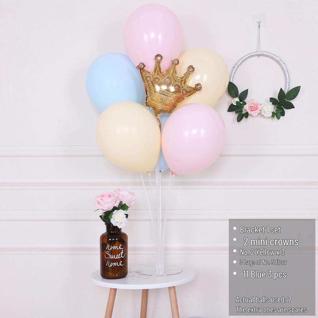 Macaron Balloon Stand for Children's and Adults' Birthday Party Table Decorations
