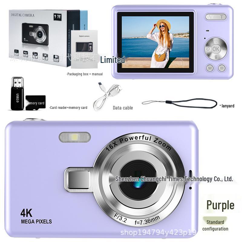Cross-Border HD Mini Digital Camera for Students & Children's Photography