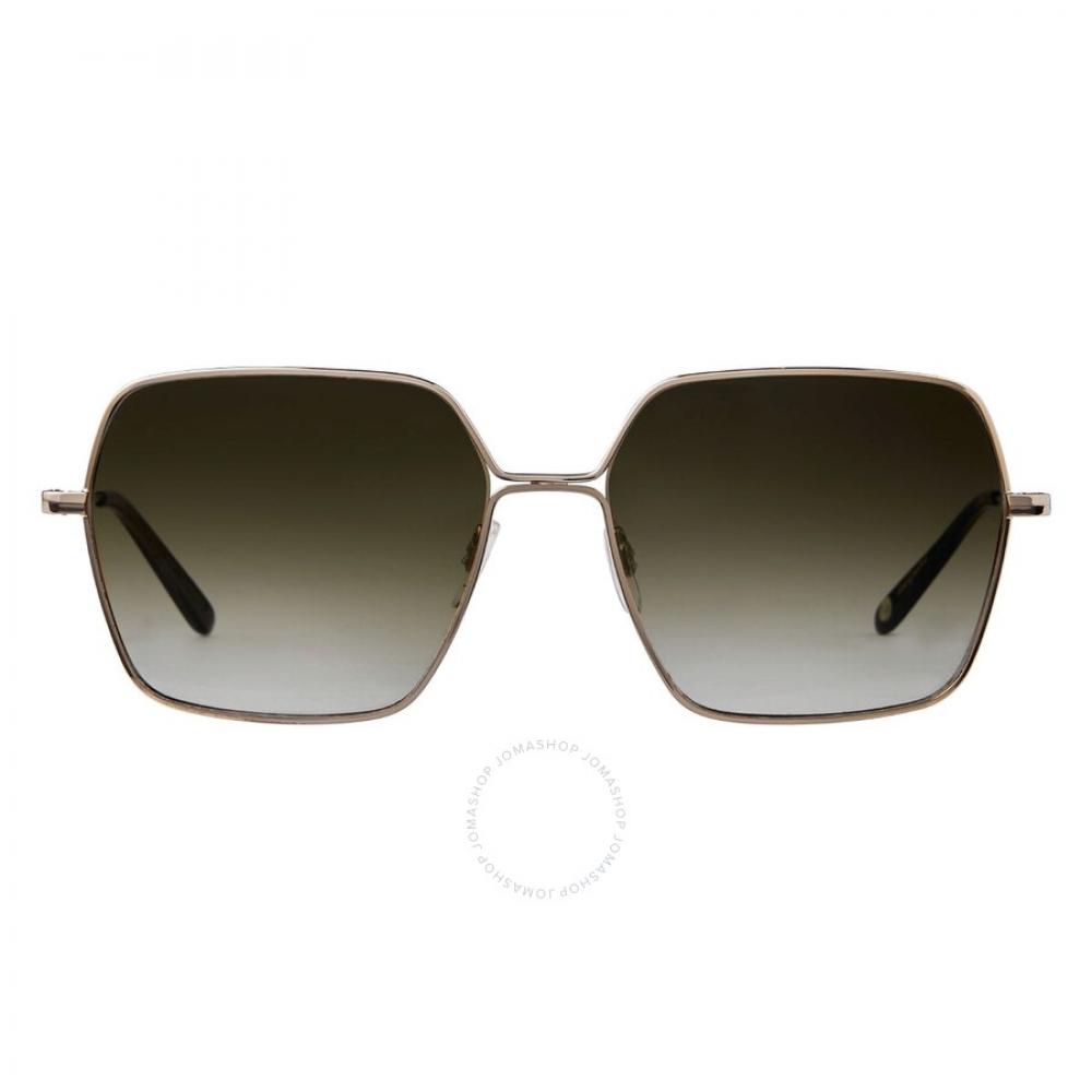 

Garrett LeiGht Meadow Sun Olive Gradient Square Ladies SunGlasses 4067 G dGfr oG 56