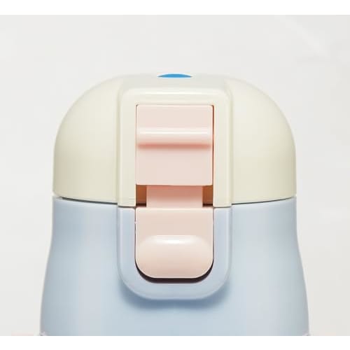 Skater Children's Water Bottle, 2-Way, 470ml (Direct Drinking) and 430ml (Cup Drinking), Sumikkogurashi Polar Bear Hometown Design, Girls' Stainless S