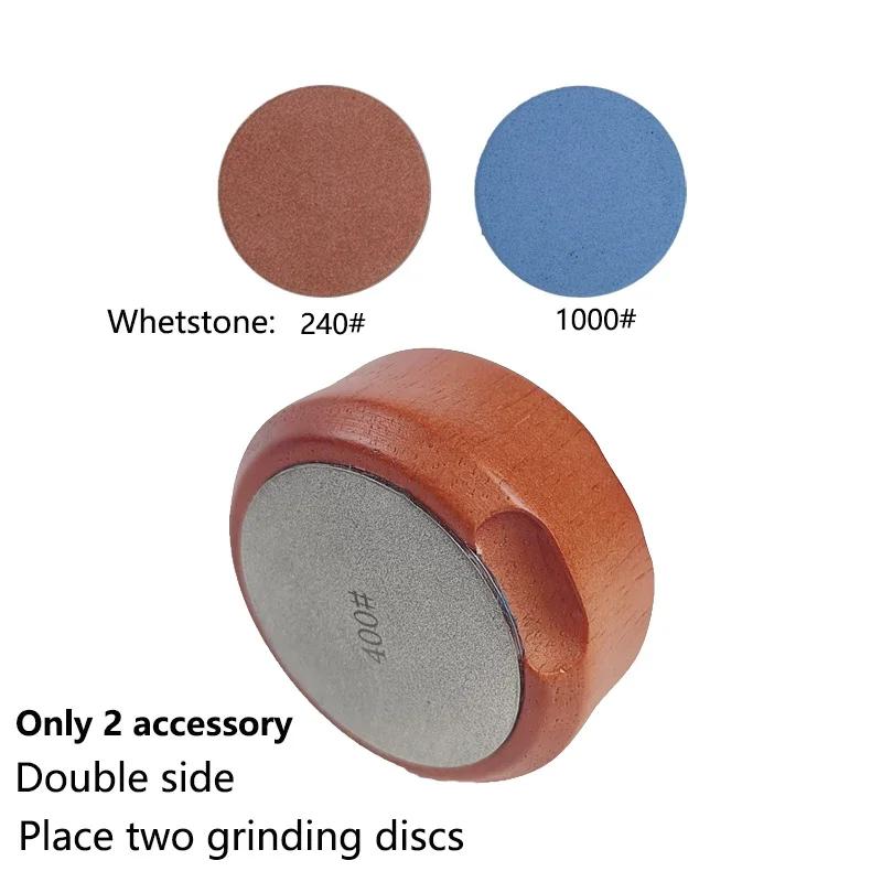 Tragbarer Hand-Schärfer Doppelseitiger Diamant-Schärfstein Outdoor-Schärf-Wetzstein Geeignet für Alle Messer