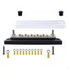 10 Terminal Bus Bar Kit Dustproof Replaces Parts Easily Install Professional with Cover AC 110-300V