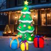Syncfun 7 FT Christmas Inflatables Christmas Tree Outdoor Decorations with 3 Gift Boxes with Built-in LEDs for Holiday Party