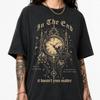 Vintage Clock Dark Botanical Gothic Graphic Tee Metal Rock Aesthetic Tshirt Grunge Punk Tshirt Unisex Unisex Harajuku Y2k Tops