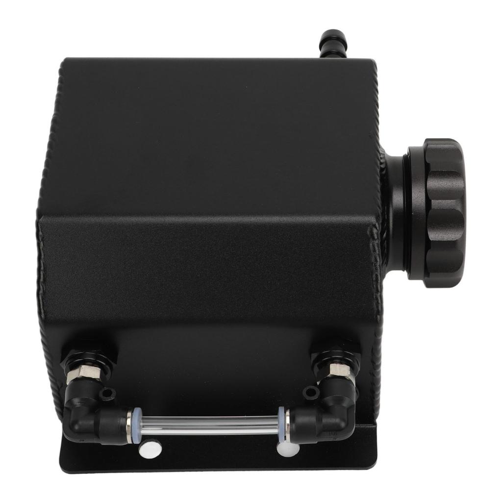Universal Engine Coolant Expansion Tank 1L Aluminum Alloy Overflow Reservoir Bottle Tank