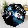 1pc Harry Potter and the Prisoner of Azkaban Automatic Folding Umbrella - Compact 8-Rib Design, Durable Plastic & Iron1153L